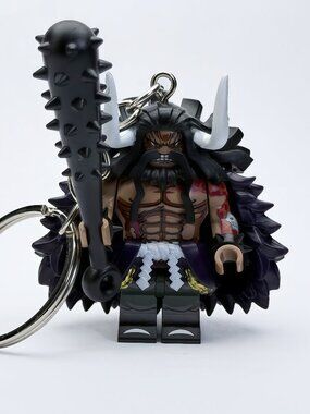 One Piece Kaido Custom Minifigure Keychain